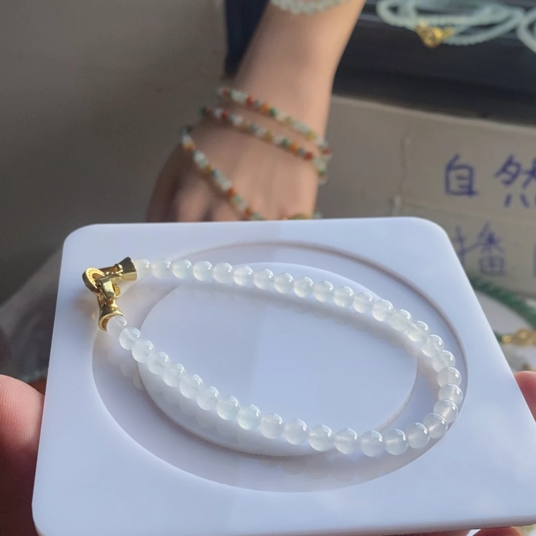 定制翡翠未镶嵌28 缅甸翡翠A货卡5