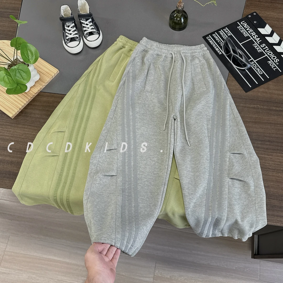 【秋款卫裤】25310儿童伞兵裤秋装卫裤男女童装百搭运动休闲裤长裤