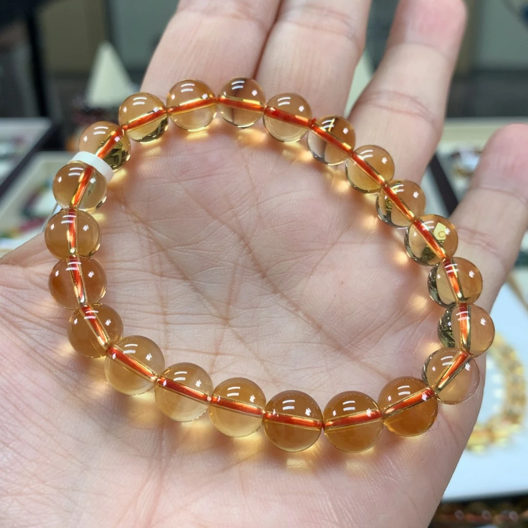 水晶手链未镶嵌8:6左右