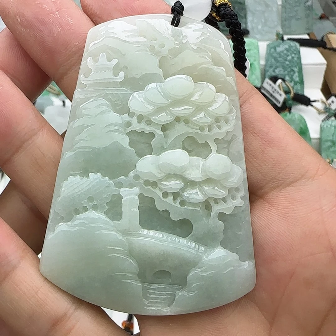 颈饰未镶嵌翡翠翡翠