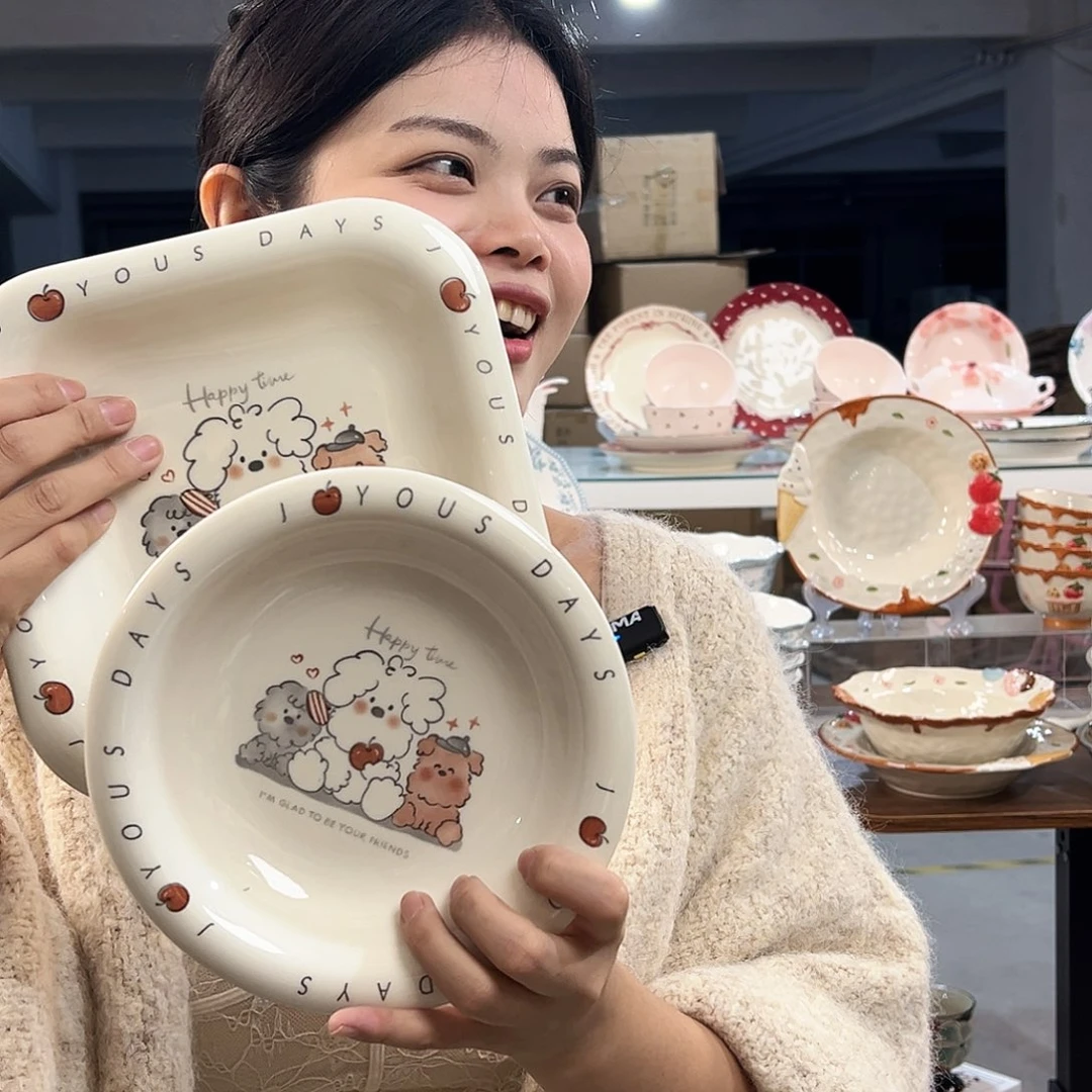 潮州微瑕餐具陶瓷