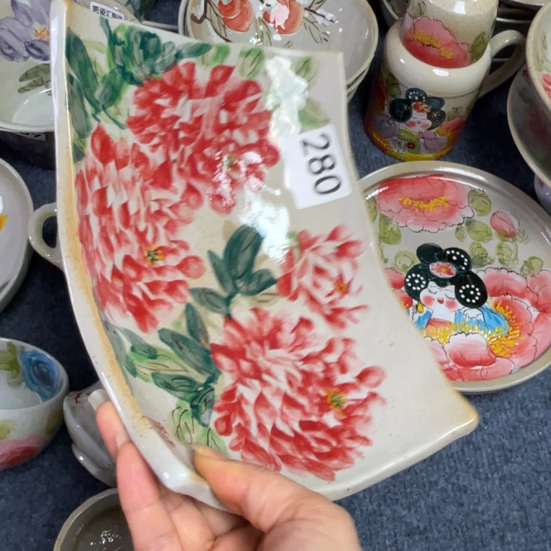 忆***乡盘景德镇高温陶瓷8888