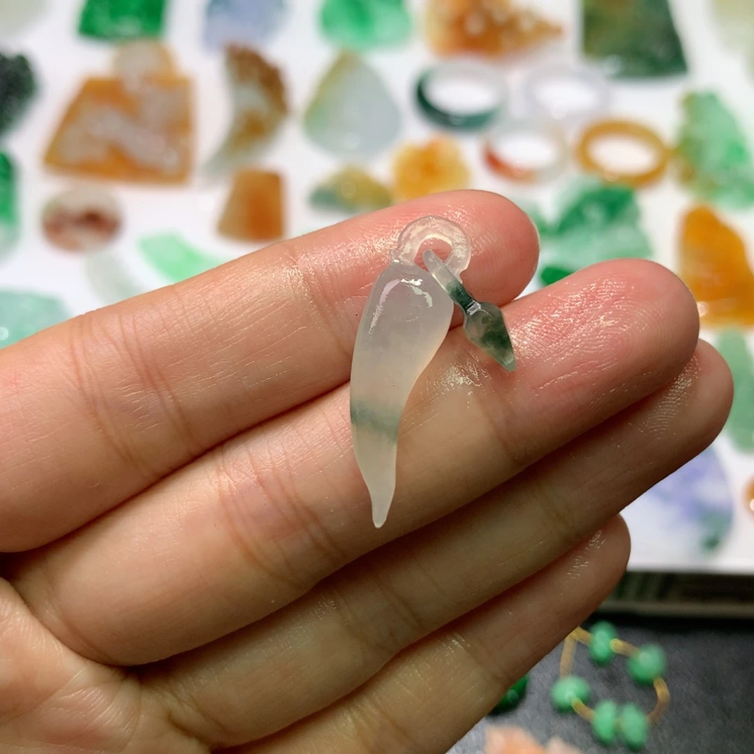 未镶嵌定制翡翠小辣椒