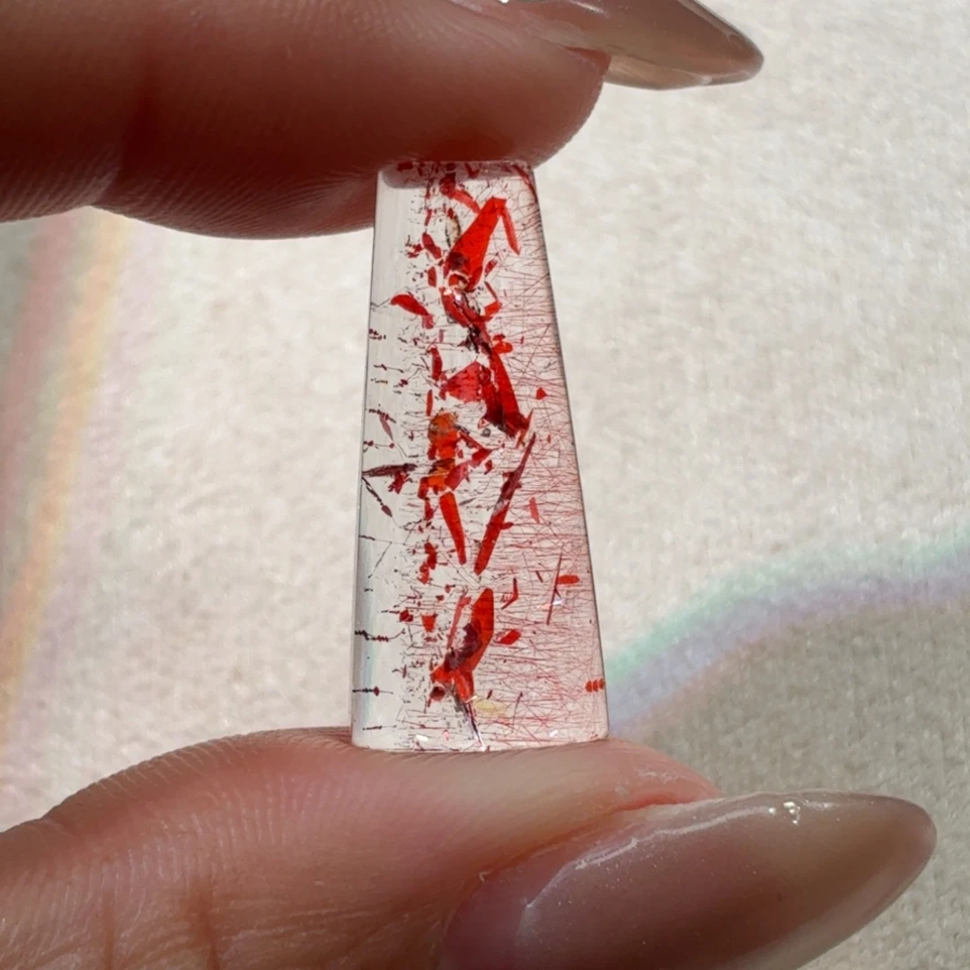 水晶未镶嵌吊坠(不含链)金草莓设计款不退不换