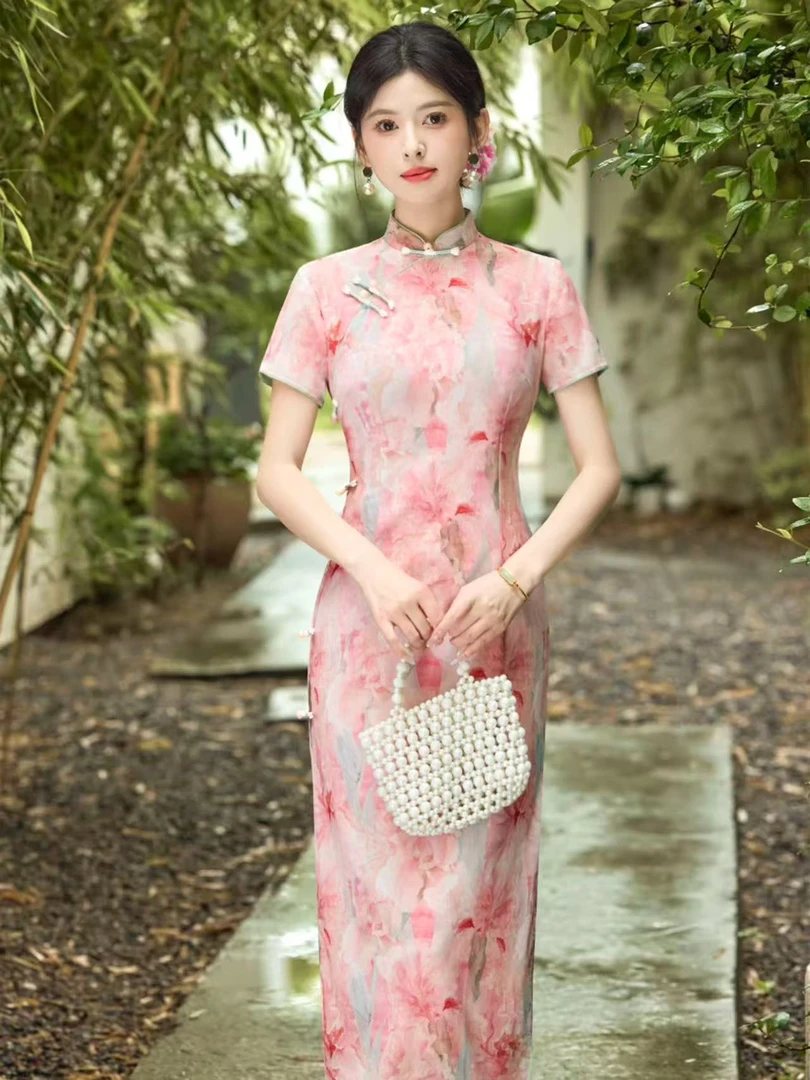A056（繁花）夏季时尚旗袍