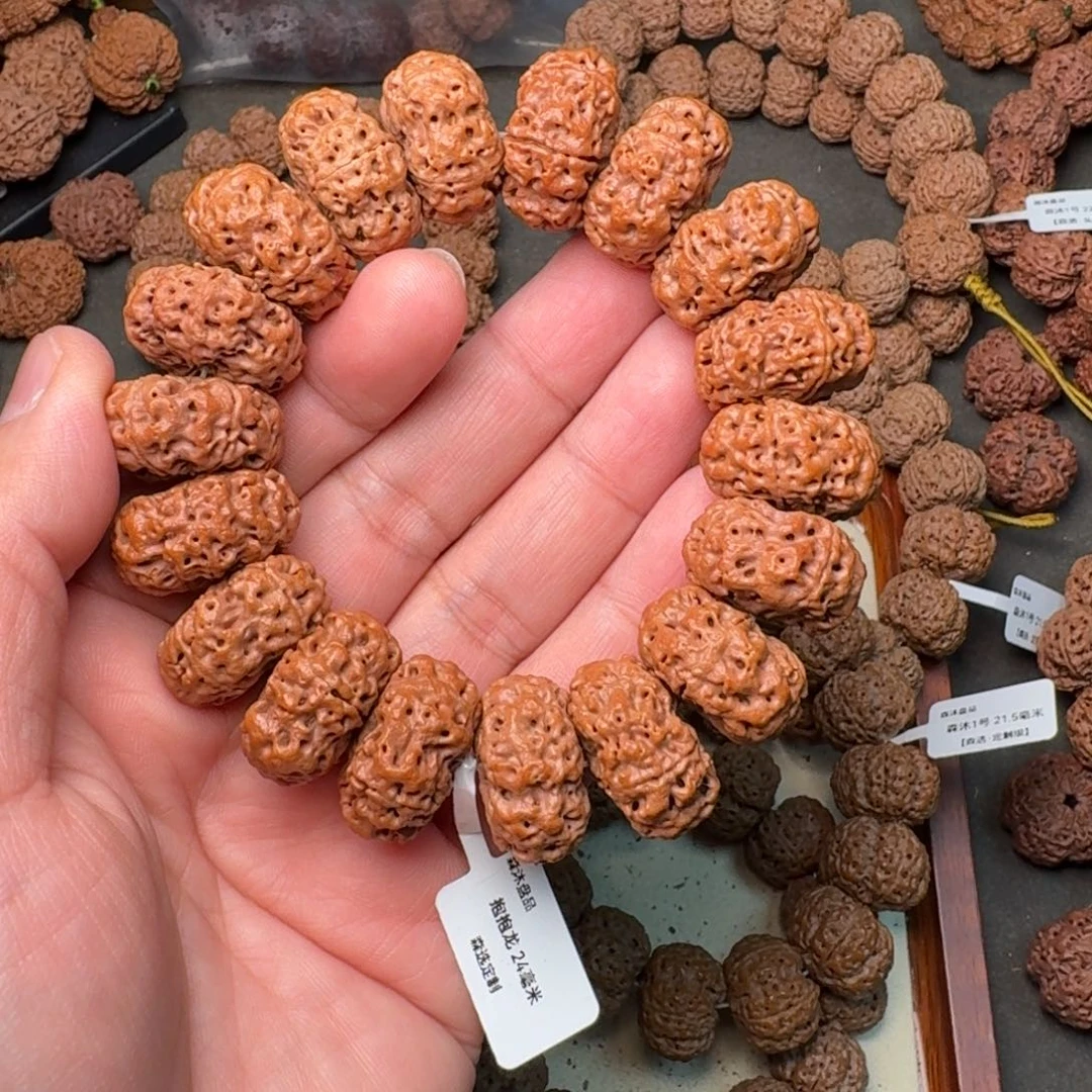 ***ㅤ手串金刚菩提夹板抱抱龙24森选定制