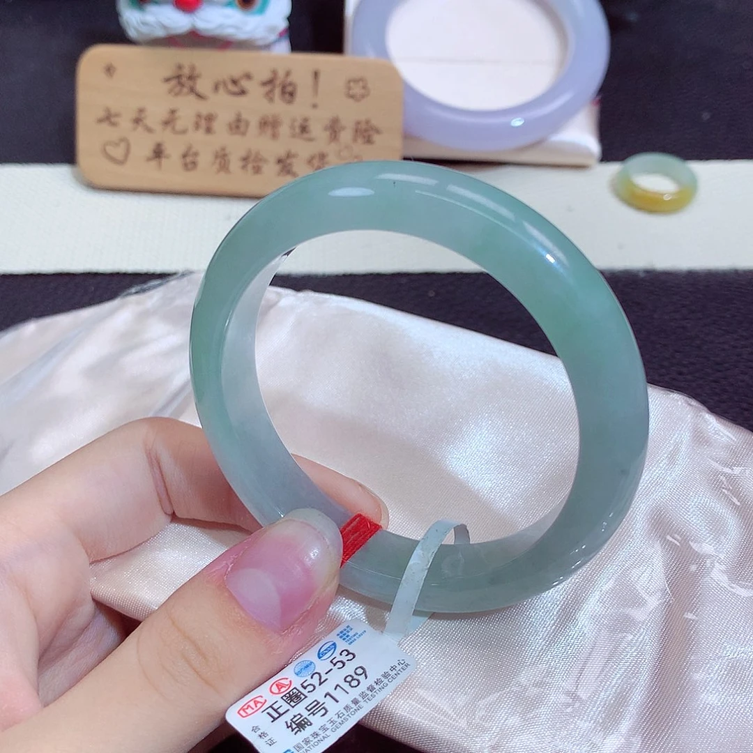 翡翠未镶嵌手镯1189