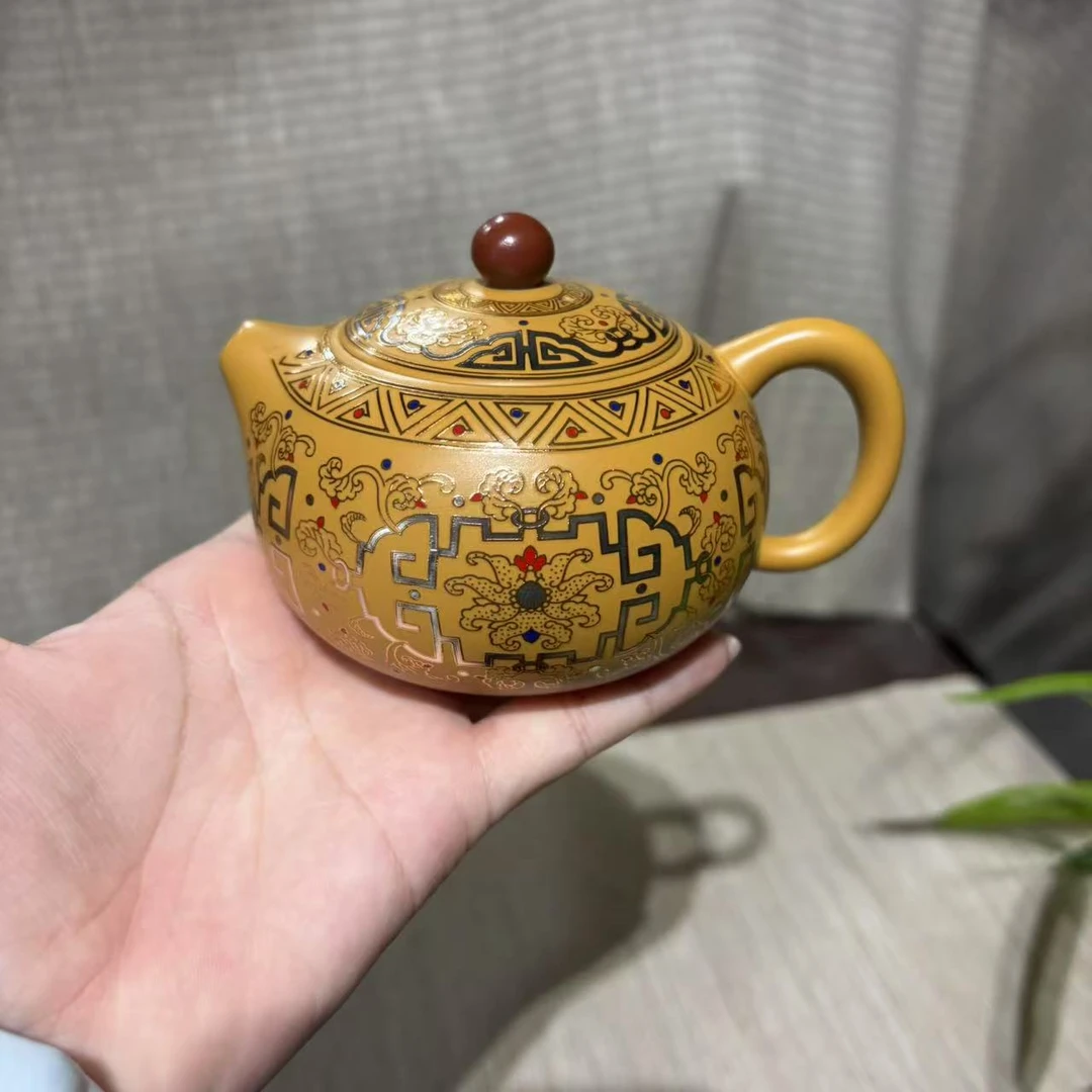 【中国邮政专属链接】黄金段泥紫砂壶套组6211