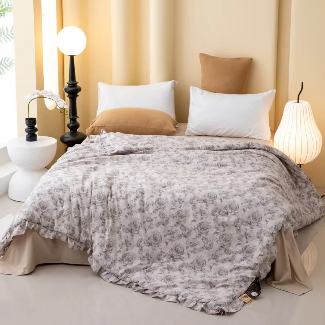 【玫瑰故事秋冬被】法式复古ing风温柔空气感单人双人亲肤柔软冬被