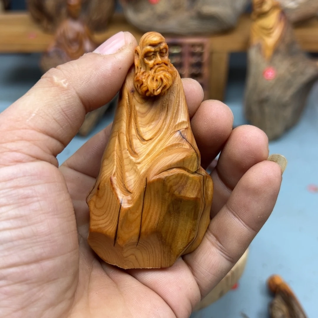 香***海木崖柏木摆件手把件