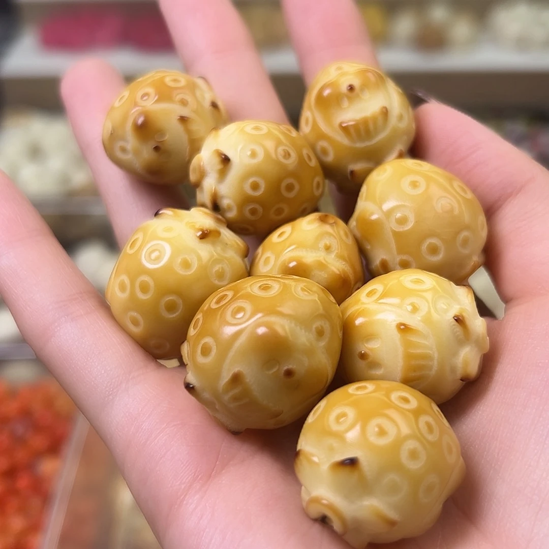 菩提根/象牙果手串瑕疵炭烤草莓多妹3课