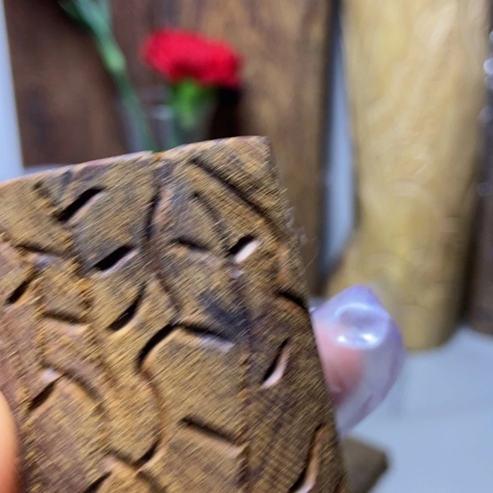 记***刻木老山檀木料木料