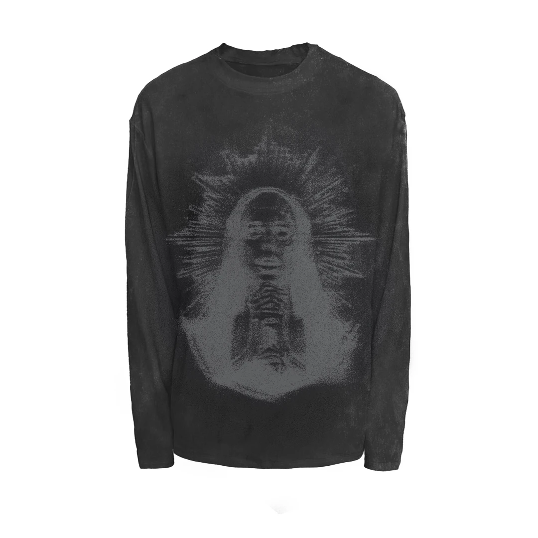 四季同用黑色针织长袖内搭高级黑色打底衫