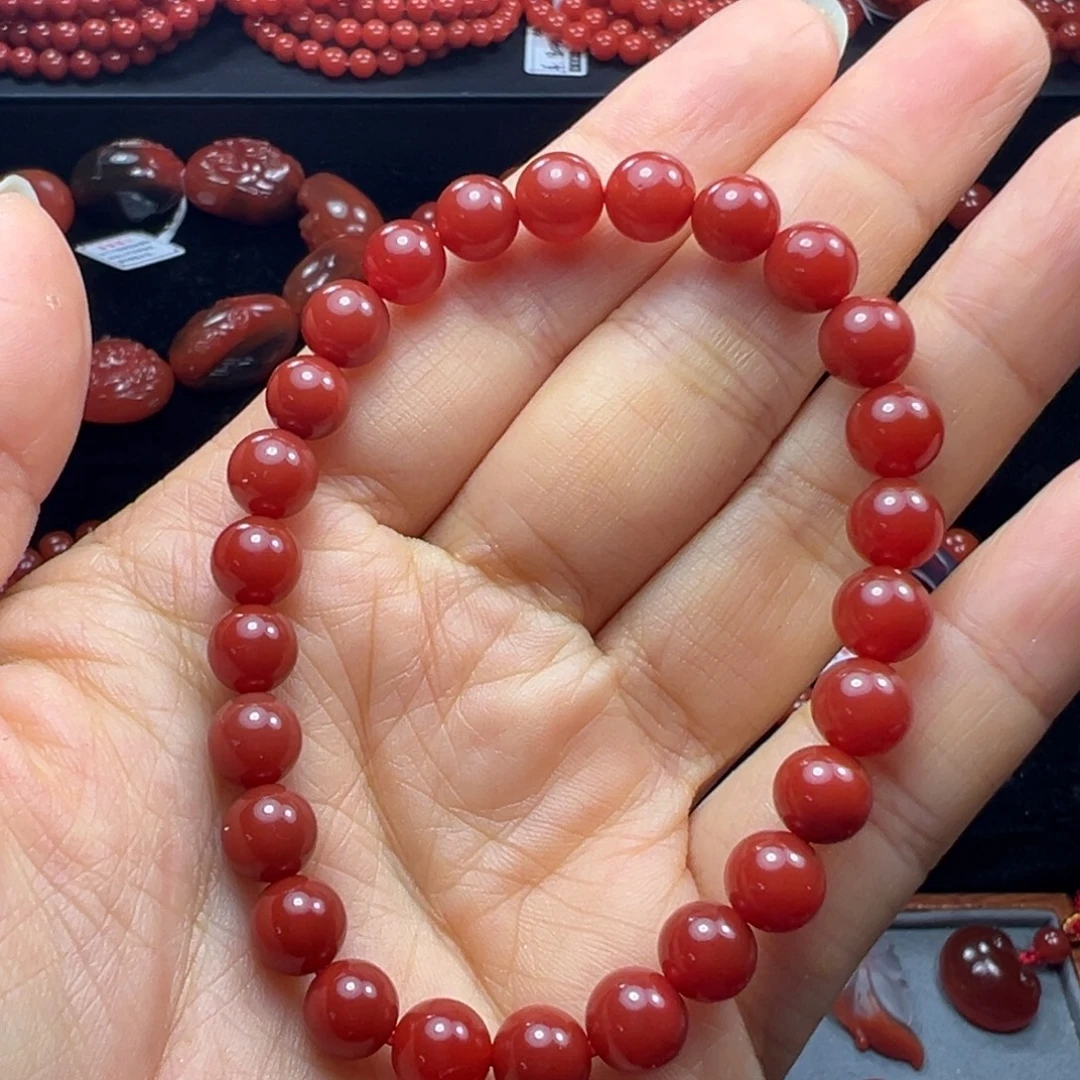南红玛瑙未镶嵌手串