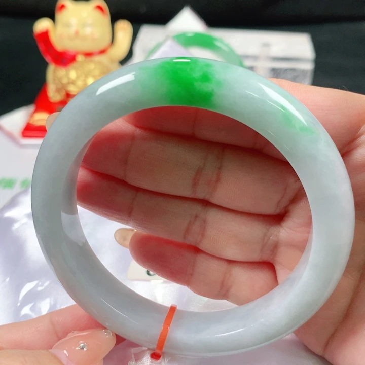 未镶嵌手镯翡翠编号0210 正圈60