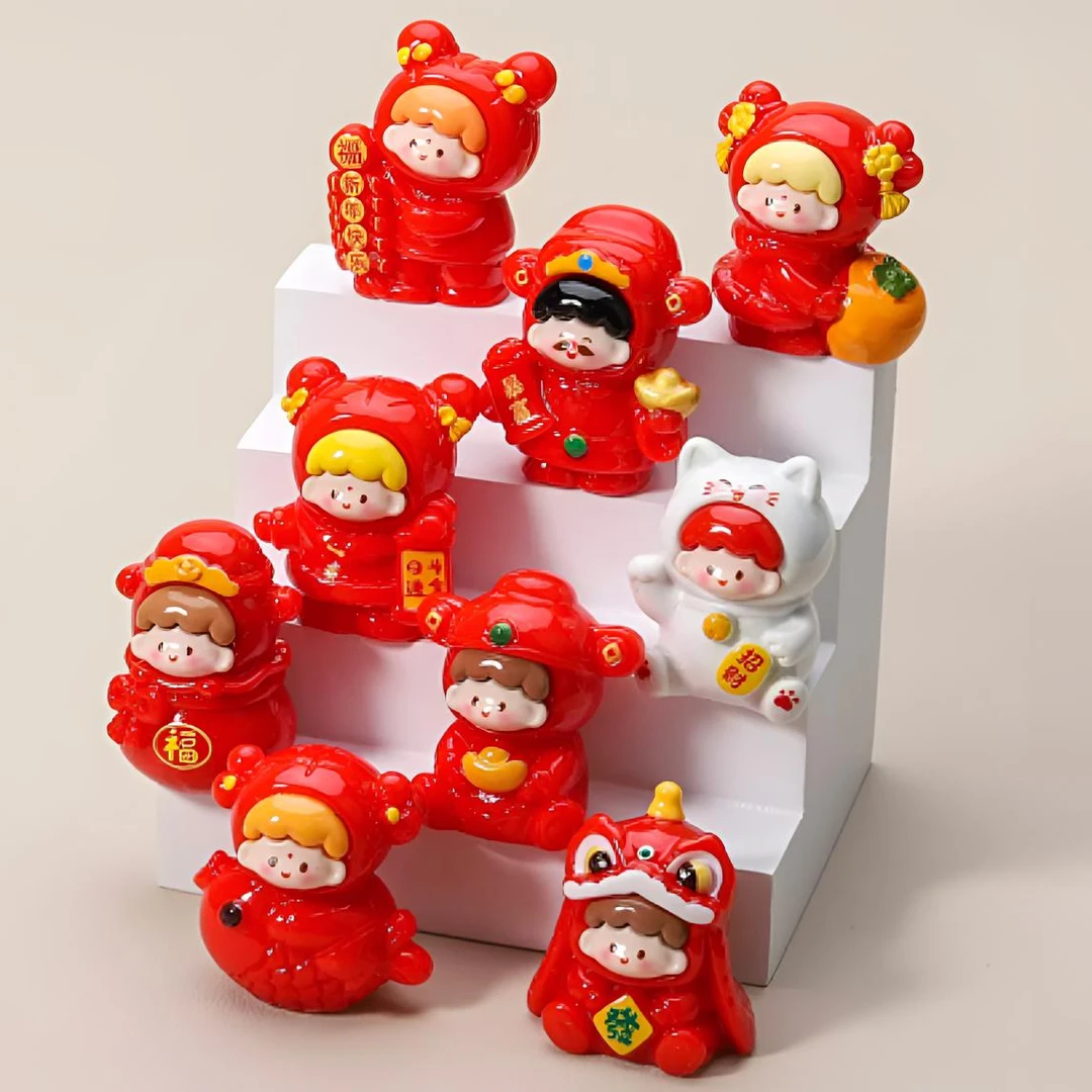 （九宫格）阿卓迎财神车载摆件