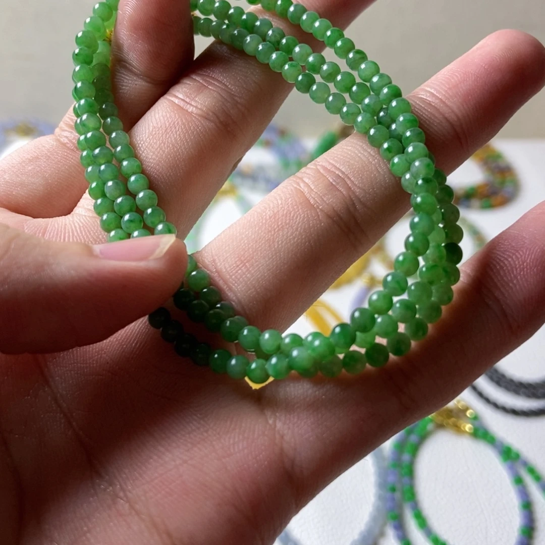 定制翡翠未镶嵌缅甸翡翠A货卡3.7