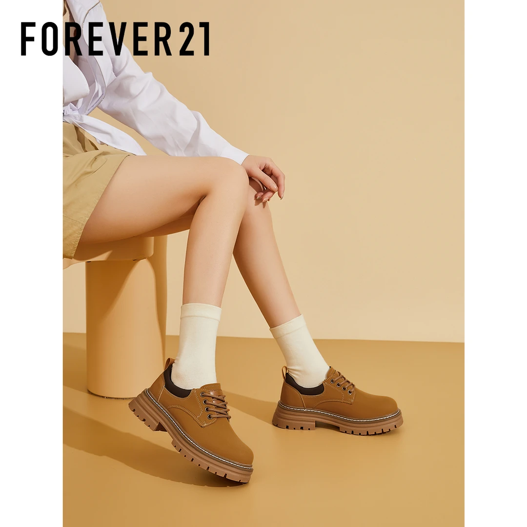 FOREVER 21防滑减震休闲风休闲马丁靴男士时尚百搭男女同款