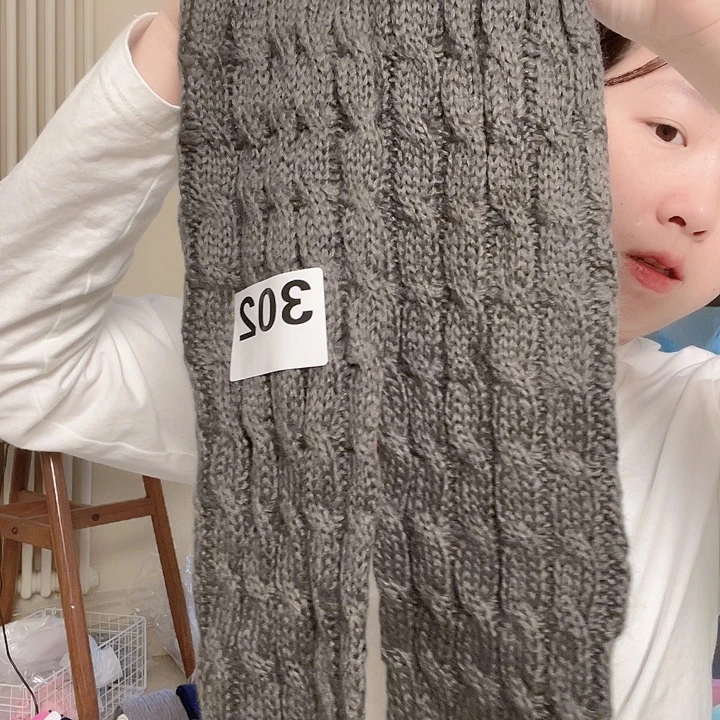 三醋酯纤维日单灰色腿套302