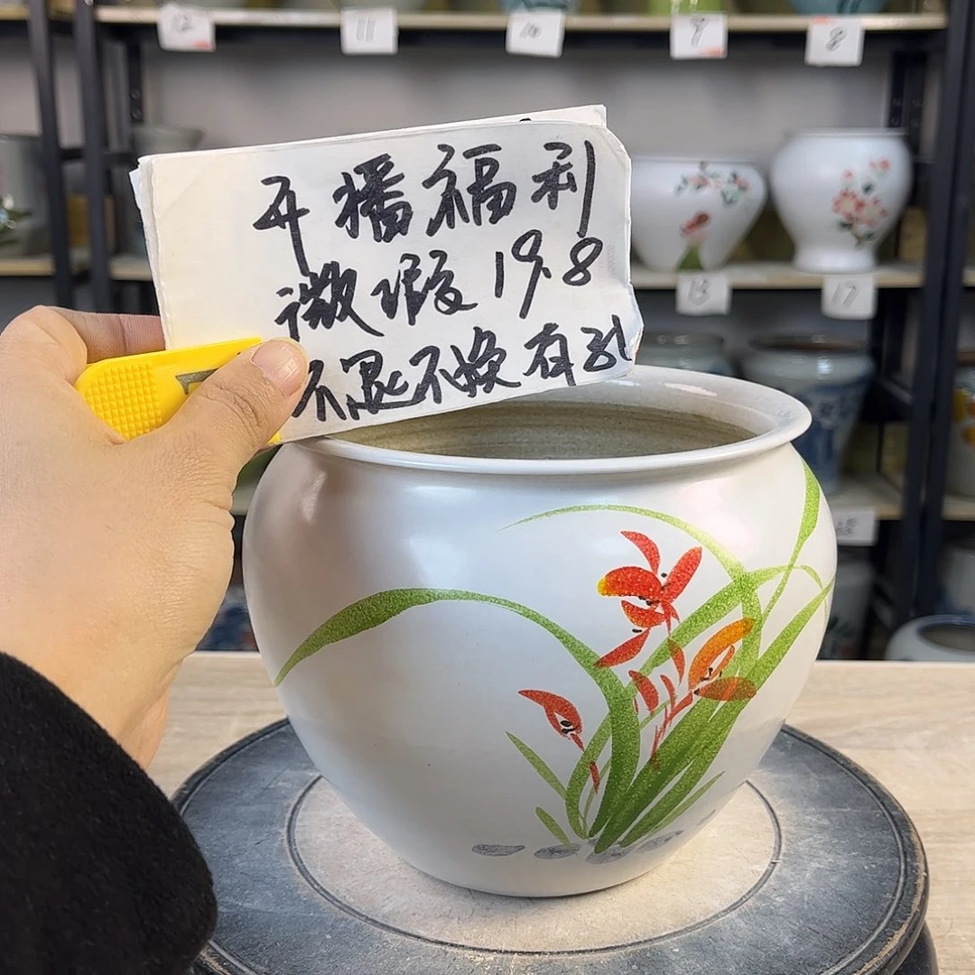 罐1xc景德镇陶瓷花盆