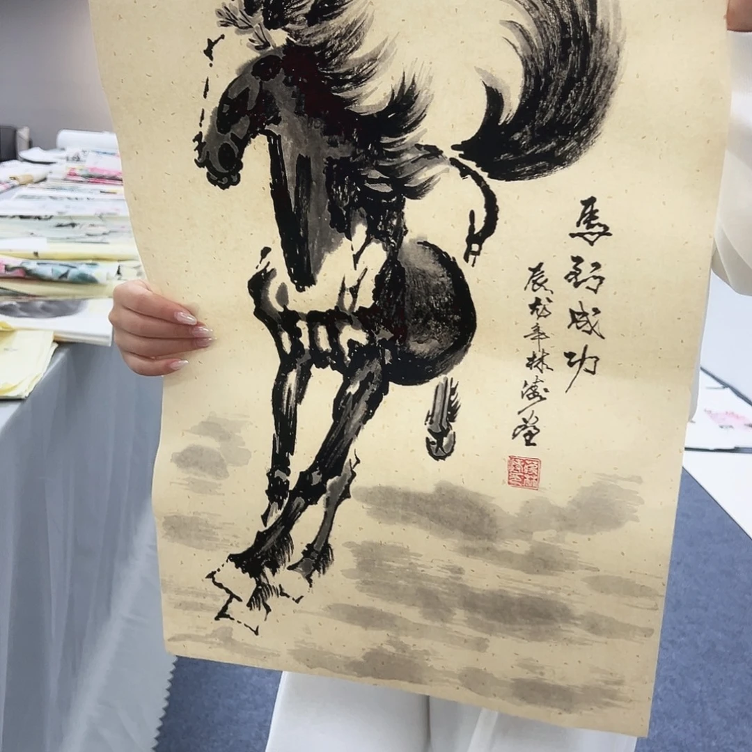 国画国画作品纯手绘制作品