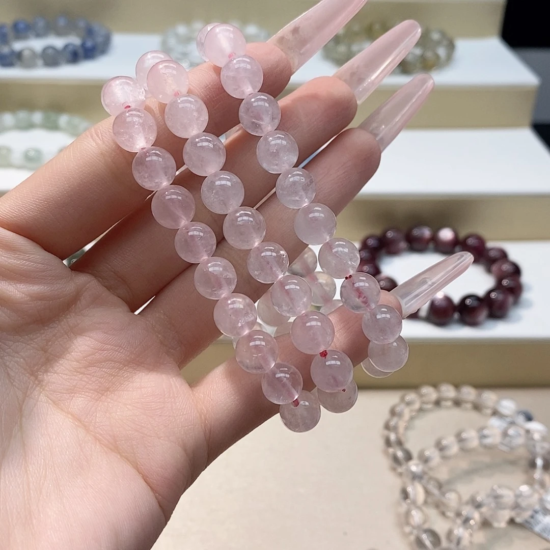 水晶手串未镶嵌西柚8m