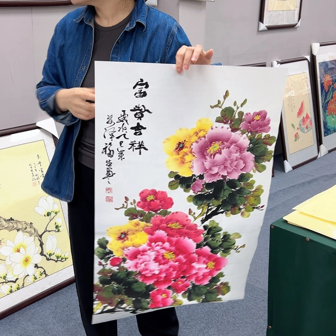 国画宣纸国画纯手绘作品