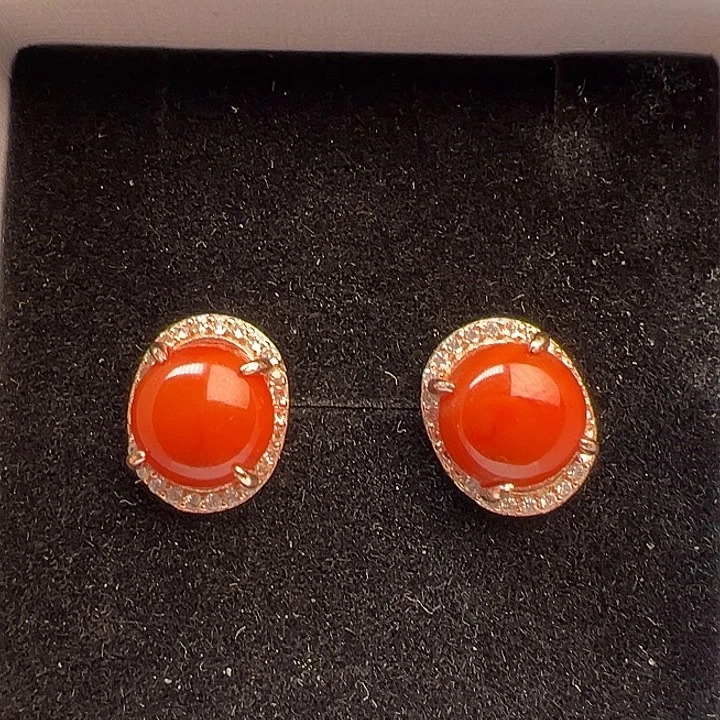 南红玛瑙未镶嵌戒指