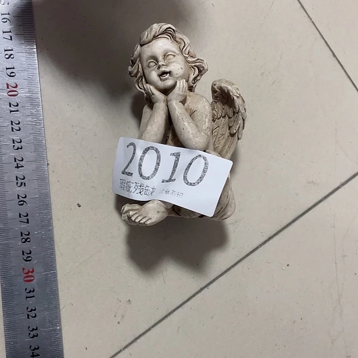 摆件小**姐孤品老货微瑕瓷