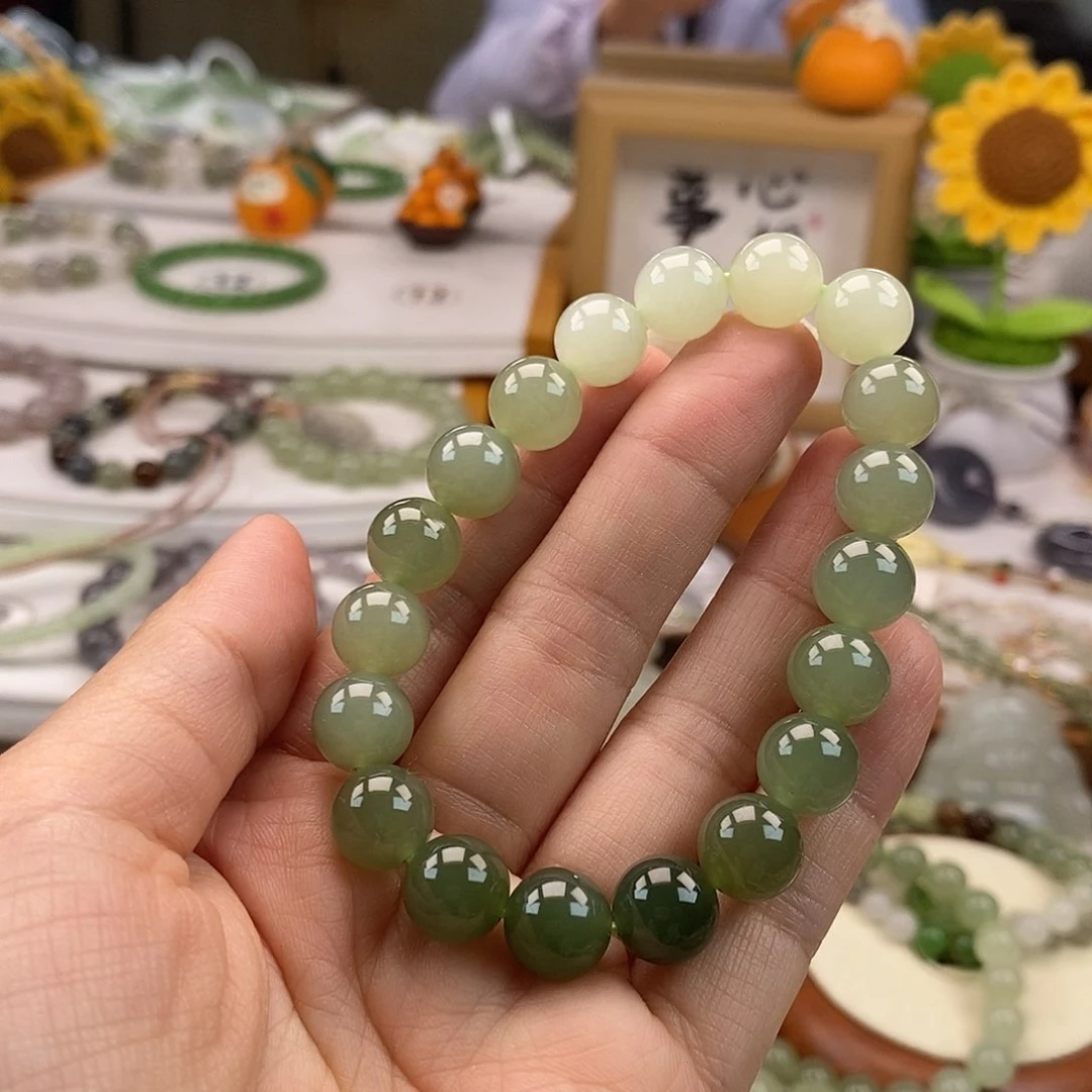 和田玉手串未镶嵌