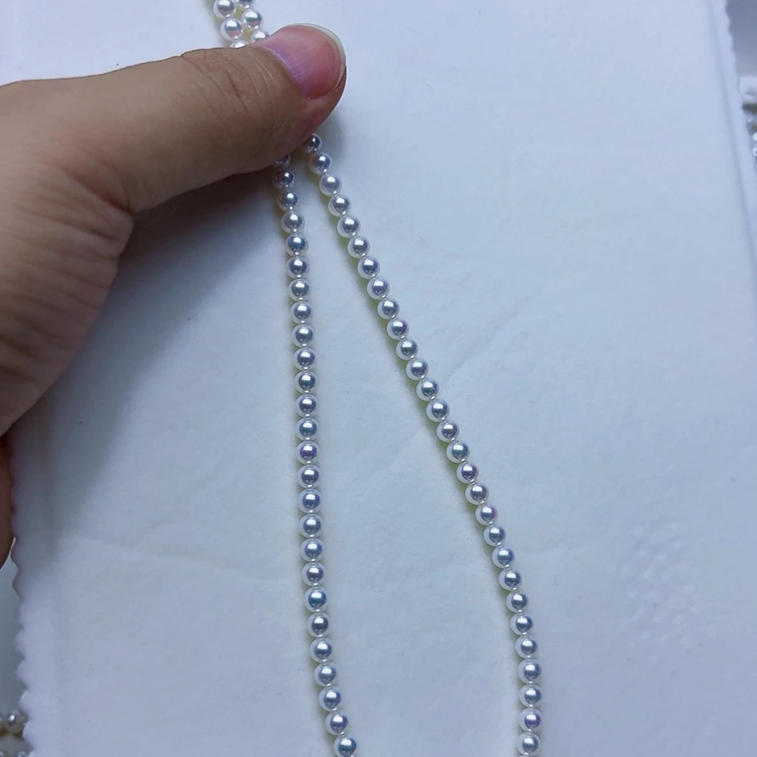 媛***淡水珍珠银S925镶嵌颈饰