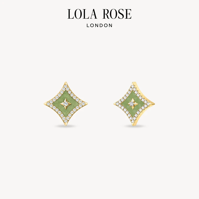 925银合成锆石耳饰 LolaRose罗拉玫瑰闪星耳钉气质简约百搭-臻选