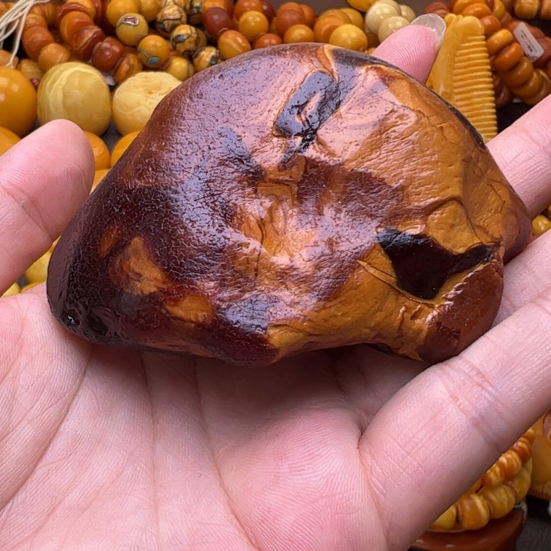 琥珀未镶嵌珠宝奇石原皮