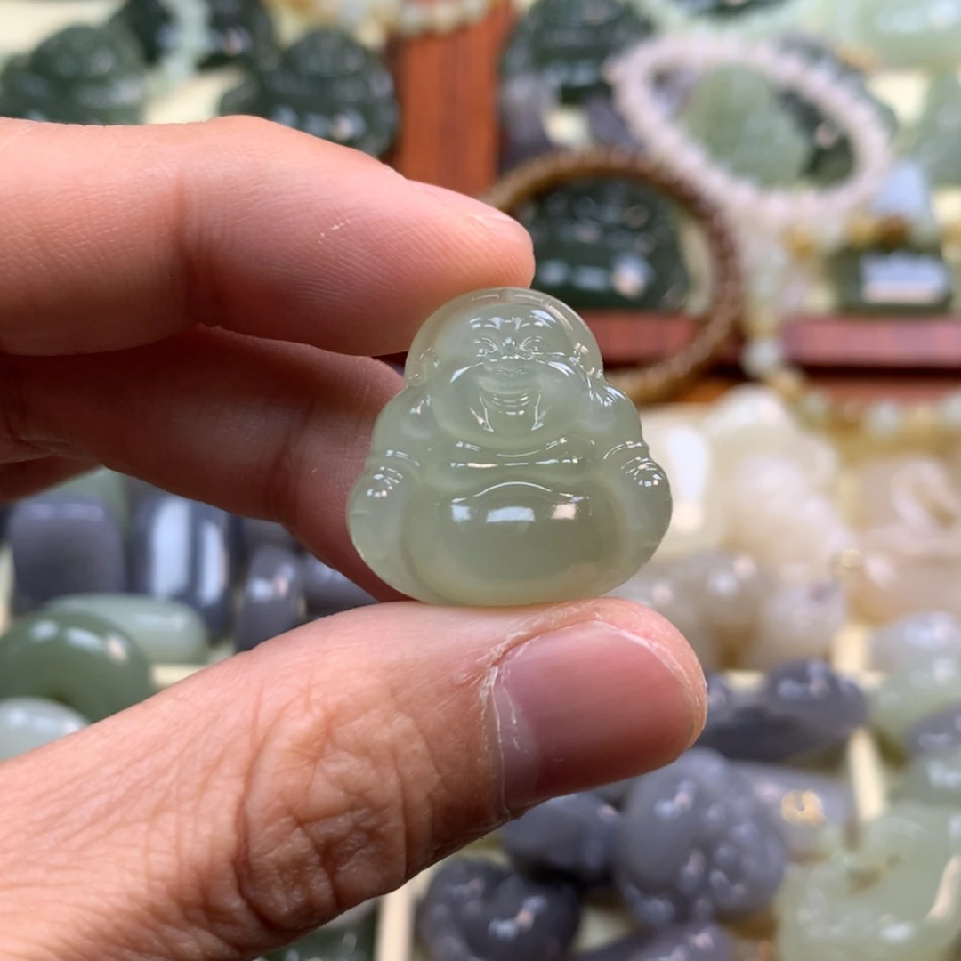 【闪购商品】和田玉颈饰未镶嵌对*鱼