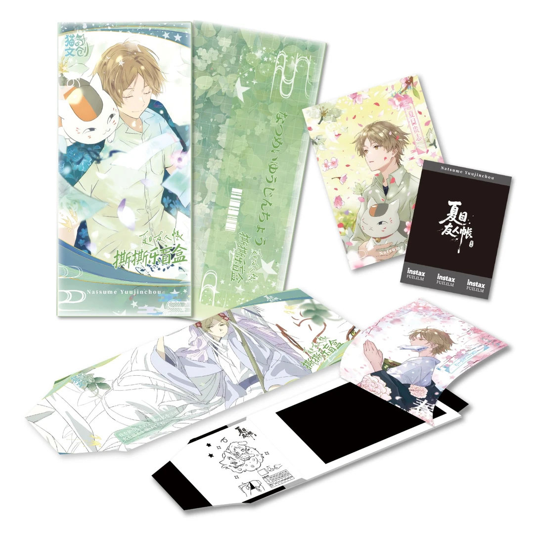 Z【夏目撕撕乐】猫与文创《夏目友人帐》妖怪伙伴撕撕乐 国卡二创代拆