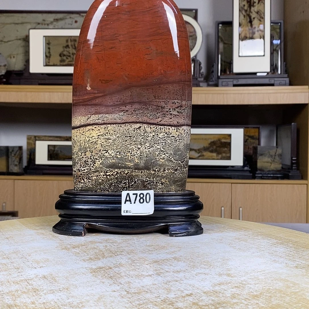 昌化石印石广西国画石摆件