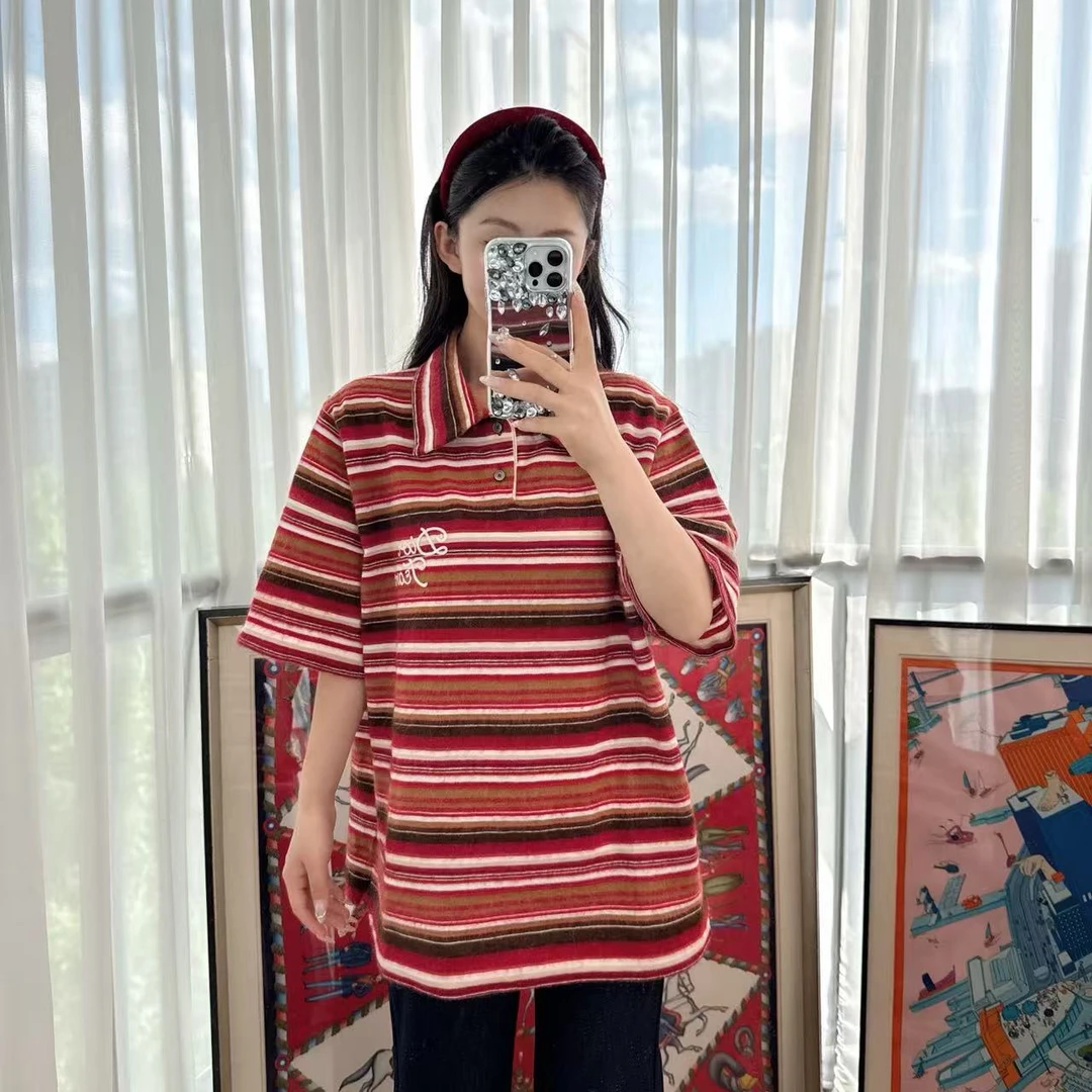 95新 DIOR/迪奥 针织短袖L码拼色/250530JCHYYB1