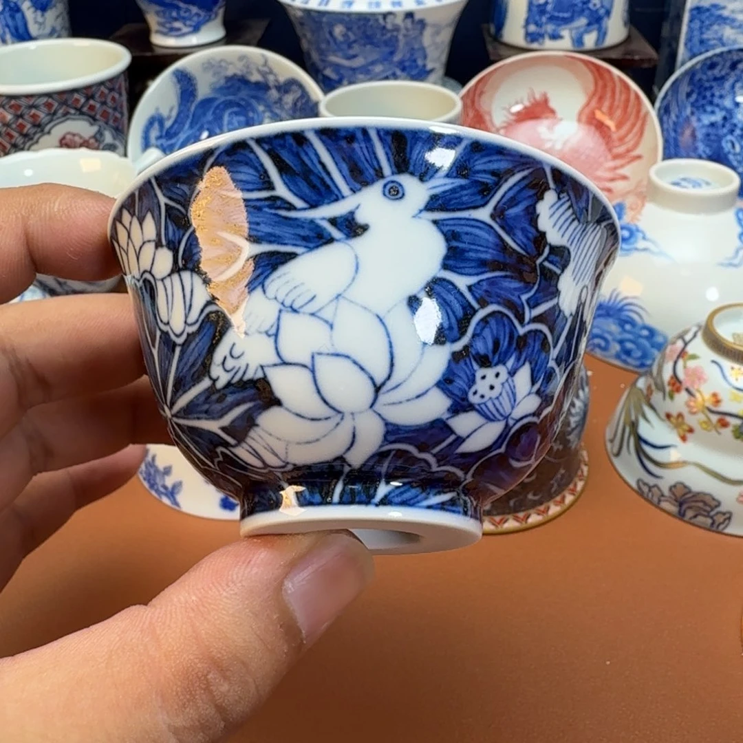 杯子景德镇全手工手绘陶瓷