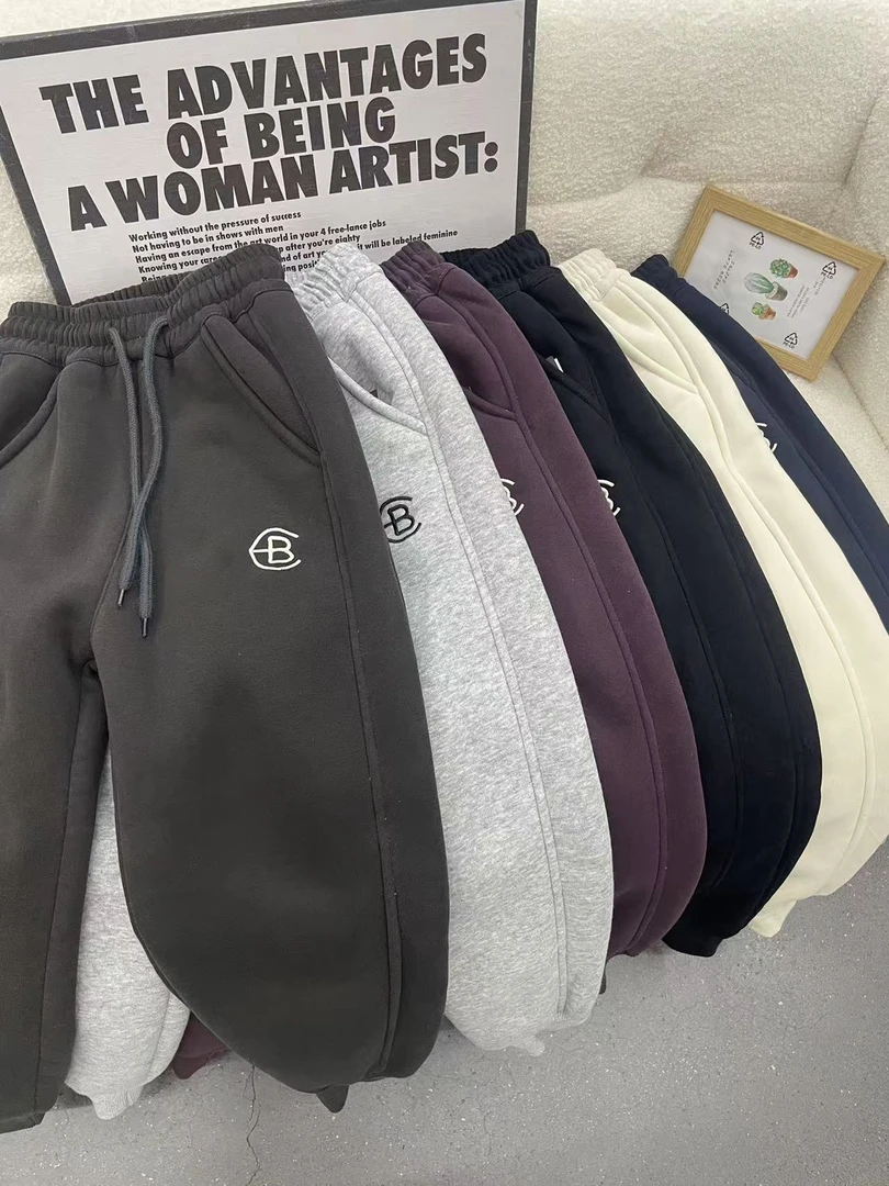 501034《现》韩版优选儿童休闲舒适洋气冬季时尚加绒休闲裤