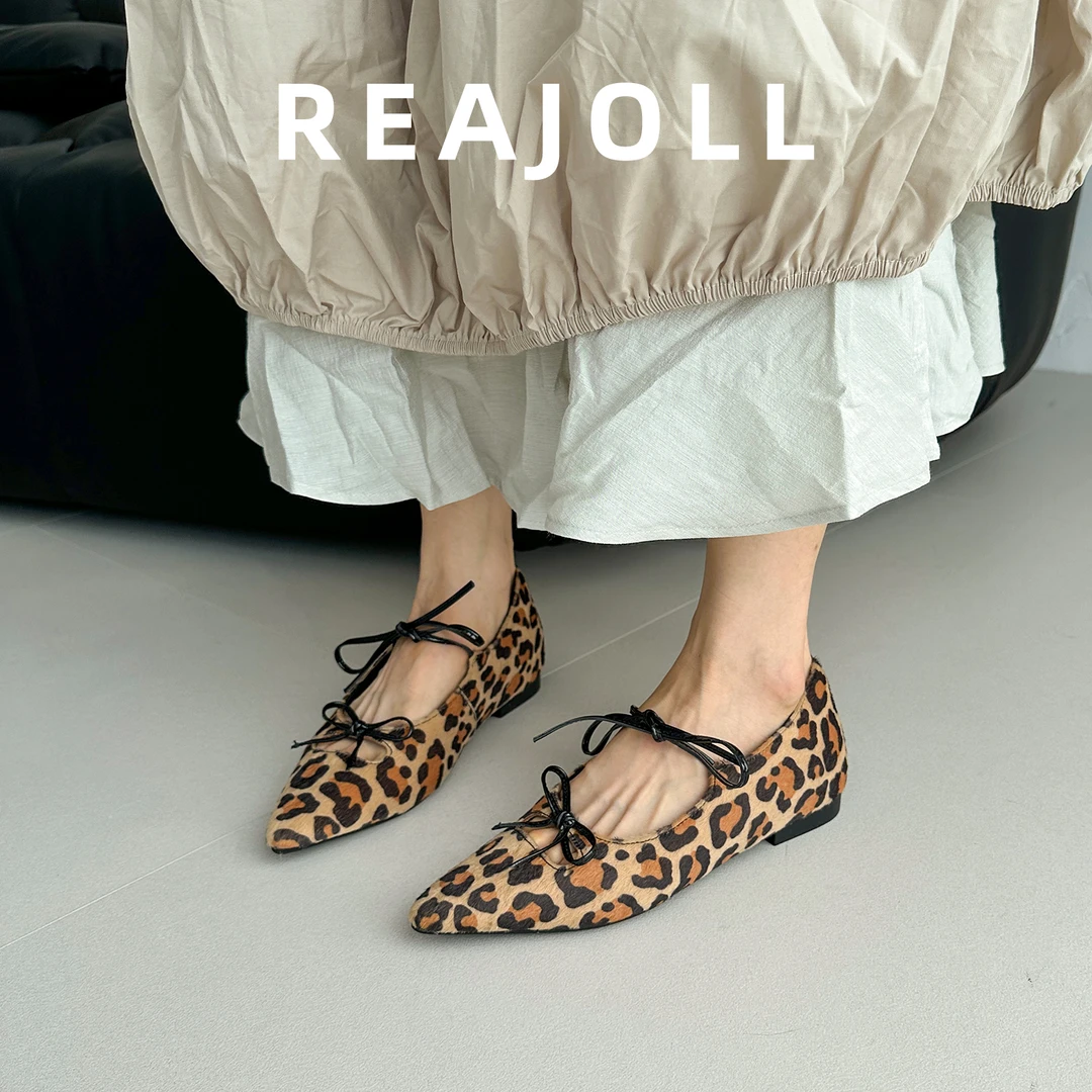 单鞋女鞋新款2025爆款时尚优雅平底蝴蝶结法式配裙子的玛丽珍鞋子