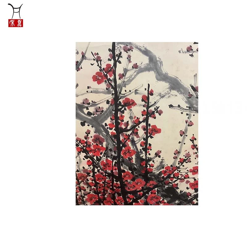 S1010梅花立轴134x68/8.2平尺