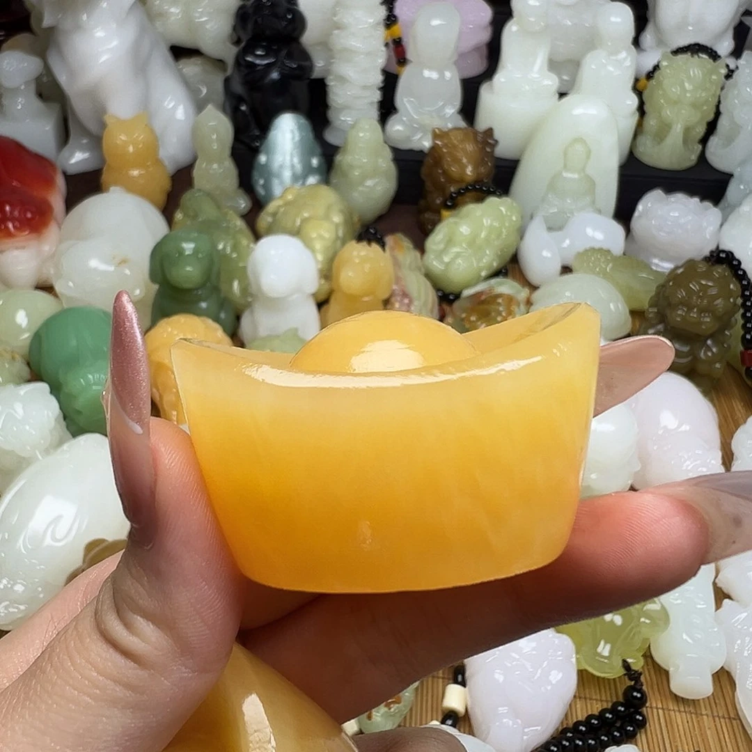 石材立体手把元宝