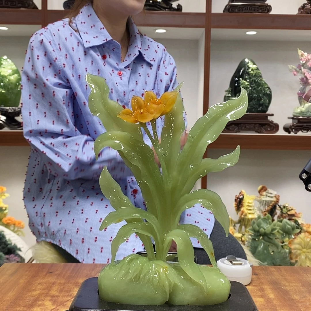 七***玉山水摆件 玄关摆件