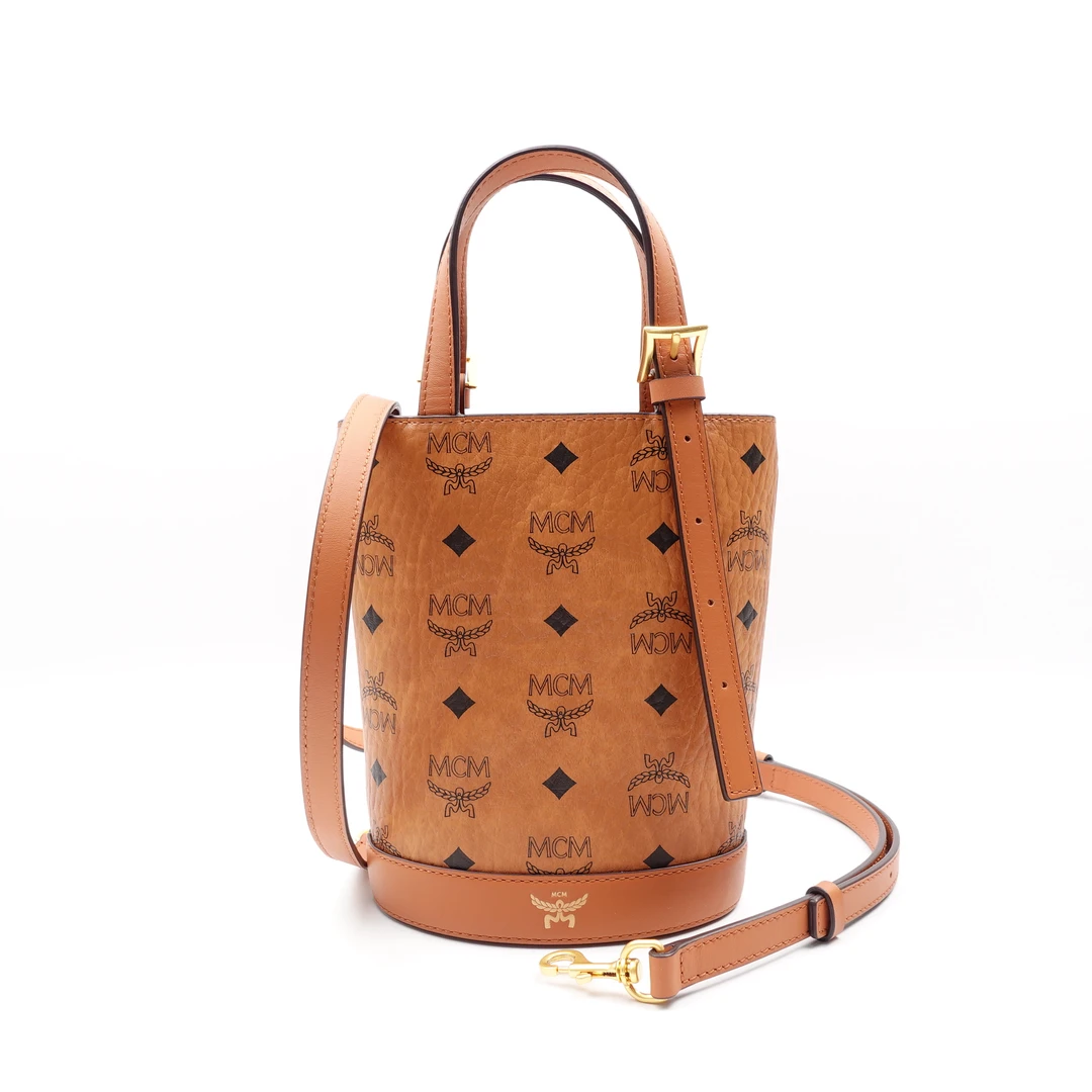 95新 MCM 干邑色水桶包H_JMWXNWK00263