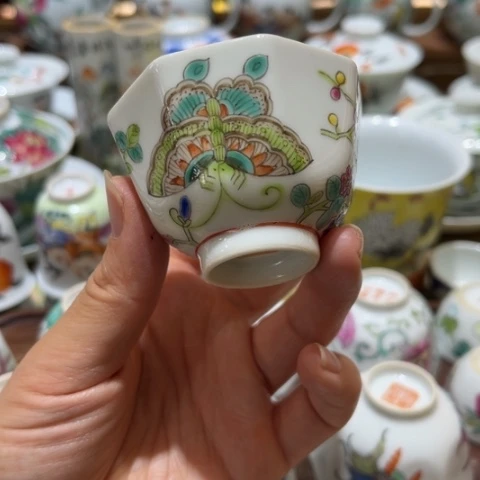 手绘茶杯盖碗陶瓷