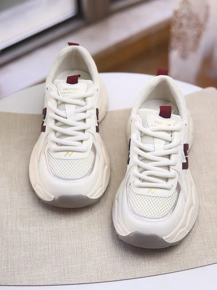 【丽姐推荐】a536，网面休闲老爹鞋12893-1