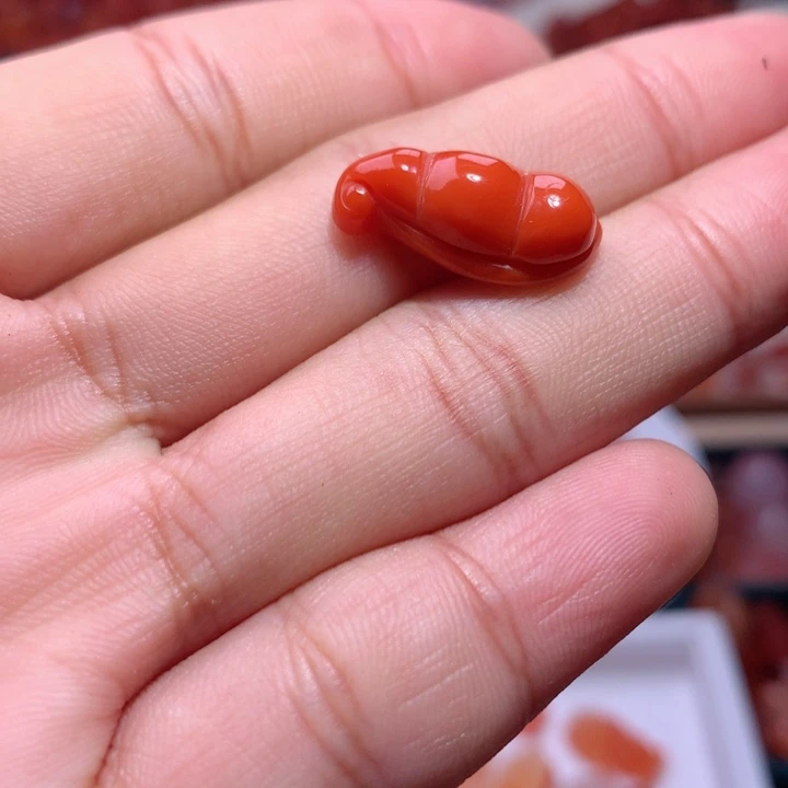 南红玛瑙未镶嵌南红福豆