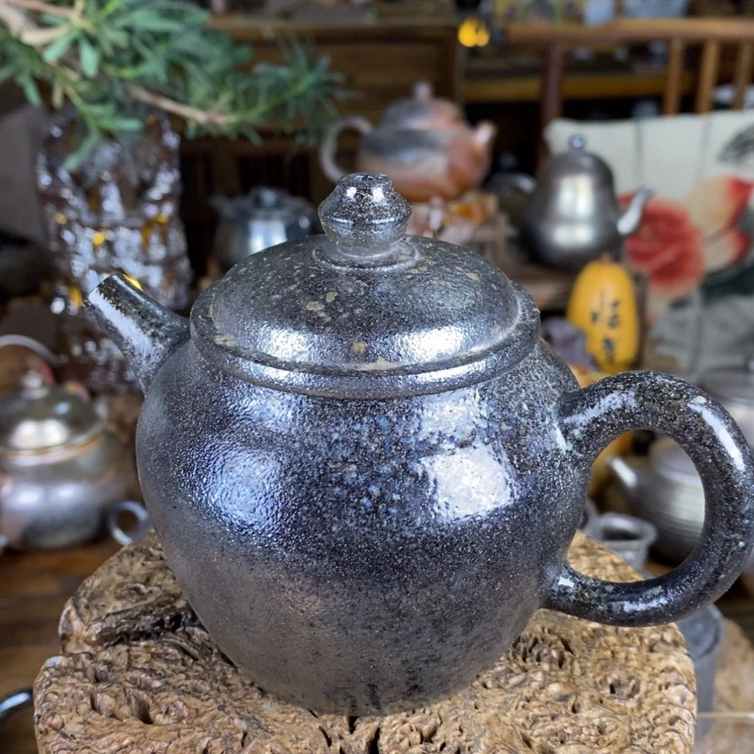 双节大漏，建水紫陶柴烧茶器，0051