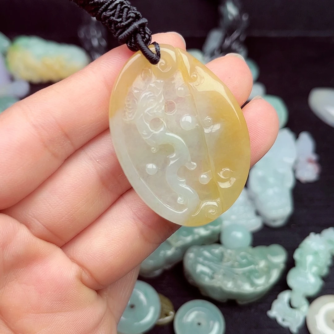 ****愿翡翠未镶嵌颈饰翡翠