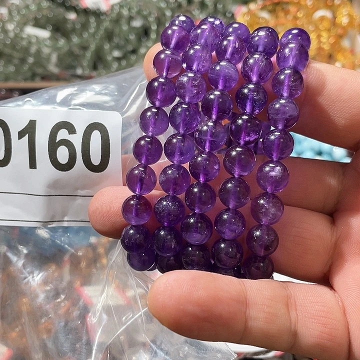 水晶手链未镶嵌紫水晶手链